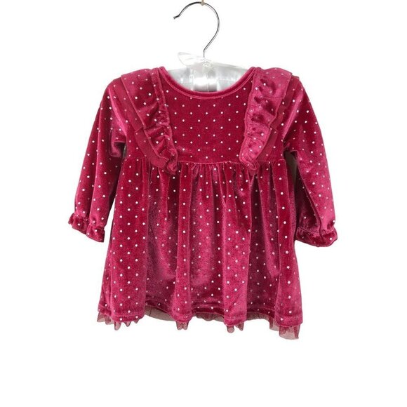 Cat & Jack Infant Red Polka Dot Print 2 Piece Set Size 3-6 Months NWT - Picture 1 of 11